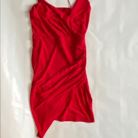 COPY - Pretty Little Thing Red Stretch Midi Dress… - Picture 3 of 5
